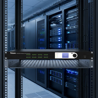 Thinuna IP-9632EM III Matriz de Alarma de Red IP de 32 Canales, Unidad de Entrada de Señal de Incendio para Sistema de PA con Respuesta <0.1s y Respaldo de CC24V
