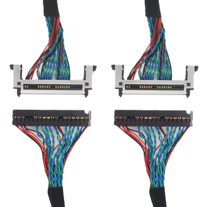 Op maat gemaakte LVDS-kabel met vertinde koperen geleiders en PVC-mantel voor gebruik in auto's, lengte aanpasbaar - Product Image 1