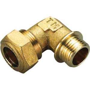 Accesorio curvo macho de 22x3/4 con herramienta de torneado de junta tórica amarilla Producto - Product Image 1