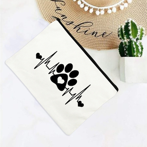 Bolsa de Maquillaje de Lona Personalizada a la Moda con Lindo Estampado de Unicornio, Estuche con Cierre para Lápices para Niñas, Bolsa Escolar con Logotipo Personalizado - Product Image 6