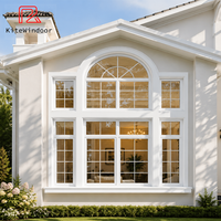 Ventana Abatible Vertical de PVC con Aislamiento Térmico, Fácil de Operar, Estilo Moderno para Cocina y Espacios de Vida Contemporáneos