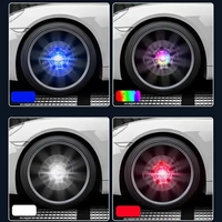 Tapas de Rueda Flotantes con Iluminación LED de 60mm/61mm/69mm para Audi Box Four