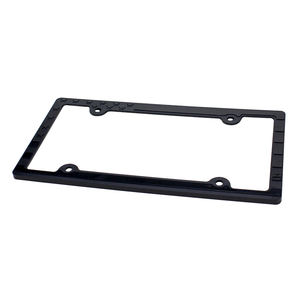 Marco de matrícula de plástico con relieve 3D, bandera estadounidense, acabado mate, brillante, negro, para coche, camión o SUV - Product Image 2