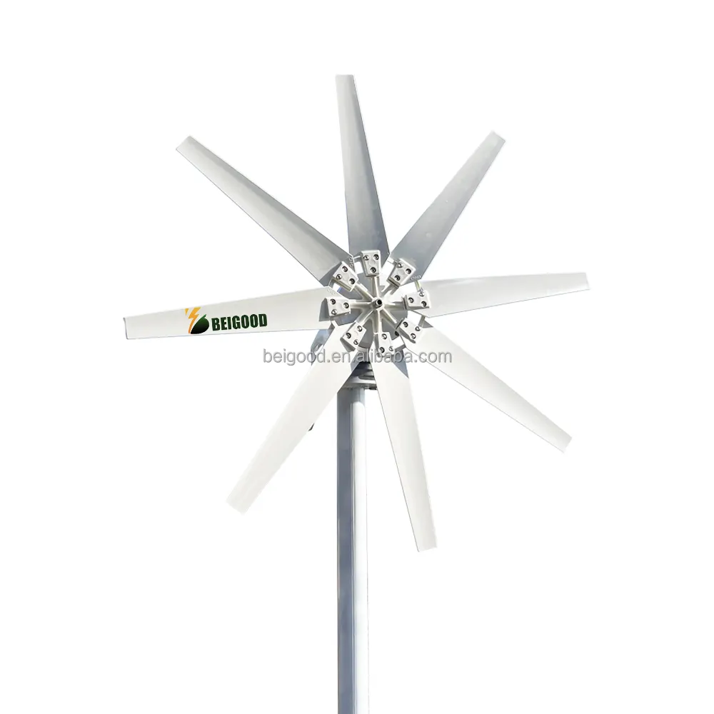 Grande vendita 1000w turbina eolica prezzo eolienne 8 pale turbine eoliche per la vendita