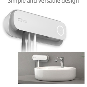 New Design Hot Sale <b>Wall</b> Mounted Intelligent Toothbrush Holder Sterilizer with 3000mAh Rechargeable <b>Battery</b> - Product Image 2