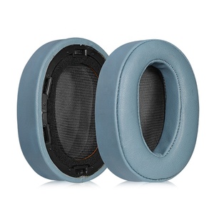 Oreillettes pour WH-H900N <span class=keywords><strong>Sony</strong></span> Compatible avec le casque MDR-100ABN <span class=keywords><strong>Sony</strong></span> Coussin coussinet de remplacement en peau d'agneau en mousse à mémoire souple - Product Image 5