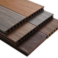 Plancher Extérieur Moderne en WPC Écologique, Ignifuge, Imperméable et Antidérapant pour Jardin, Utilisation Extérieure, Marque EONCRED, Garantie de 3 Ans