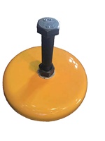 Réglable l'amortissement avec caoutchouc S78 1500kg Anti Vibration Nivellement Pieds Pad Levier pour Tour Nivellement Pad Mount Vibration