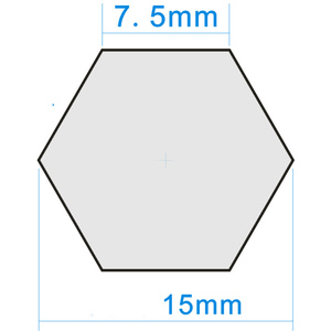 MKTOYS ชุดตัวหมากรุกทรงปริซึมหกเหลี่ยมไม้ 50 ชิ้น รุ่น 230507 สำหรับเกมกระดาน ของเล่นเสริม DIY สำหรับทุกเพศ ทุกวัย 14 ปีขึ้นไป - Product Image 3
