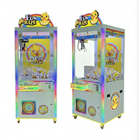 Atractiva Máquina de Grúa de Garras con Luces LED, Máquina Recreativa Interactiva de Venta de Premios, Máquina Expendedora de Gran Capacidad para Eventos y Centros Comerciales