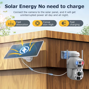 Cámara Solar Sectec Nueva HD de 6MP con Zoom de 36X, Color Blanco, Grabación de <span class=keywords><strong>Video</strong></span> 24/7, Seguimiento Automático, <span class=keywords><strong>Vigilancia</strong></span> 4G para Exteriores - Product Image 6