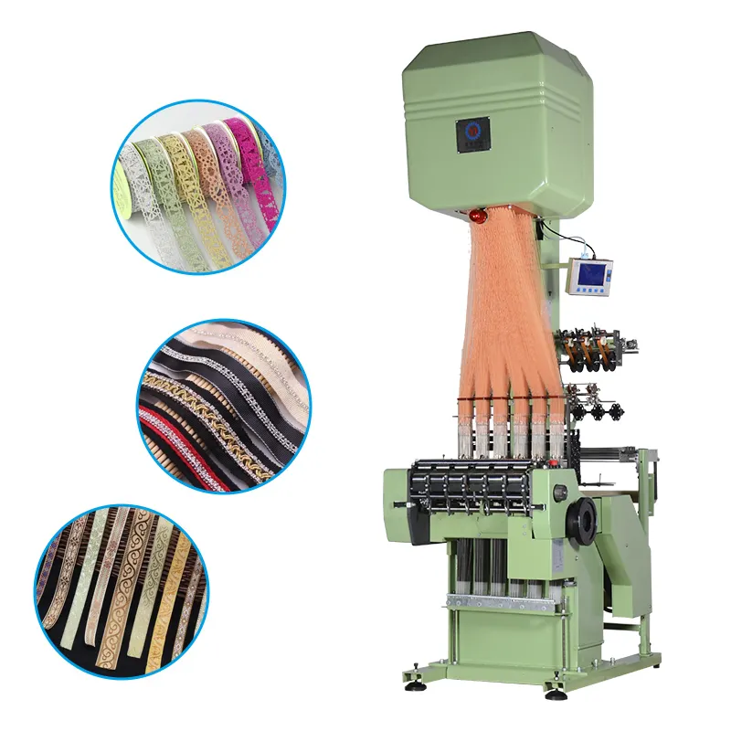 Máquina de etiquetas Muller para tejer etiquetas de algodón a la venta máquina de Etiquetas tejidas computarizada con jacquard