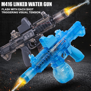 All'ingrosso M416 elettrico acqua piccola <span class=keywords><strong>pistola</strong></span> con luce interattiva giocattoli ad alta velocità acqua ad acqua pistole estate giocattoli all'aperto - Product Image 2