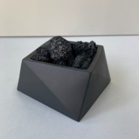 Pierre volcanique noire de diffuseur d'huile essentielle de roche de lave