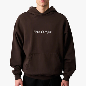 Biểu Tượng Tùy Chỉnh Thêu Không Có Chuỗi Mens Áo Thun Hoodies Chất Lượng Cao Mùa Thu 450gsm Heavyweight Lông Cừu Áo - Product Image 1