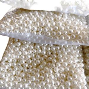 Diskon besar-besaran Tiongkok gelang kalung DIY kualitas tinggi sepatu tas hadiah rias manik-manik mutiara bulat plastik ABS warna-warni - Product Image 1