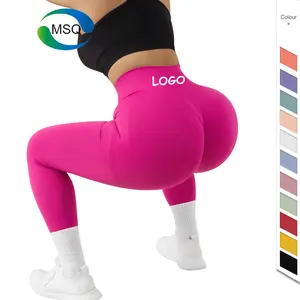 Hot Girl Seamless Activewear Booty Butt Lift Sports Yoga Wear High Waist Scrunch Butt Tie Dye Gym Leggings Fitness Workout Pants