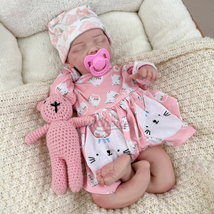 Muñecas de gemelos <span class=keywords><strong>Reborn</strong></span> de silicona de cuerpo completo hechas a mano, juguete suave, estilo niño y niña con sensación pintada - Product Image 4