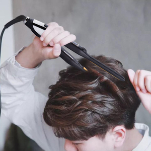 Slim Plates Small Pencil Flat Iron Short <strong>Hair</strong> Mini Dual Voltage Private Label Man Titanium <strong>Hair</strong> <strong>Straightener</strong> <strong>for</strong> <strong>Men</strong> Making - Product Image 1