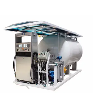 LPG Filling skid Plant LPG refilling cooking gas cylinder LPG storage tank