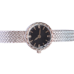 Relojes de lujo para mujer Relojes de pulsera de cuarzo de fácil lectura para mujer con pulsera vintage pequeña Reloj dorado - Product Image 4