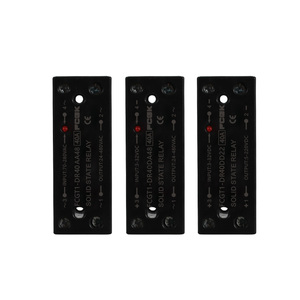 รีเลย์โซลิดสเตท FCGK 40A AC แบบบาง <span class=keywords><strong>SSR</strong></span> 24V 220V โมดูล Din กำลังไฟต่ำ ขนาดเล็ก ขั้วต่อแบบสกรู อเนกประสงค์ ป้องกันน้ำและฝุ่น - Product Image 6