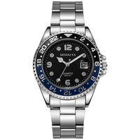 Montre automatique mécanique minimaliste décontractée pour homme, montre à bracelet en acier tendance et atmosphérique pour homme