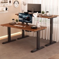 Bureau debout électrique intelligent avec moteur unique, cadre en métal moderne, garantie de 3 ans et offres de gros pour usage professionnel