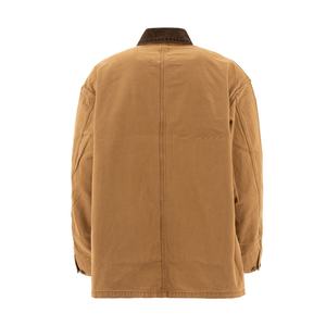 Factory Custom 100% Cotton Turn-Down Collar <b>Jacket</b> With <b>Corduroy</b> Custom 4 Pockets Vintage Coat for <b>Men</b> - Product Image 2