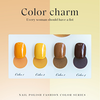 Vendeeni – Kit de vernis à ongles gel pastel 4 couleurs, sans TPO ni HEMA, personnalisable OEM, marque et flacon uniques, fournisseur d'articles pour ongles