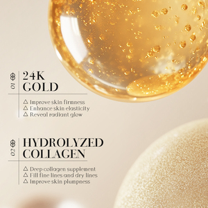 KORMESIC Masque Facial Hydratant 24K Or Collagène, Certifié Bpom, Vente en Gros, 80ml, Améliore l'Hydratation Cutanée, Masque de Nuit - Product Image 3
