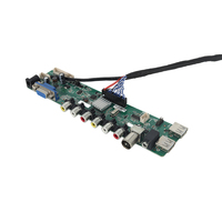 Câble de remplacement universel pour écran LCD TV/moniteur FI-X30Pin DB2.0 2x15P Dual-8 LVDS pour panneau d'affichage