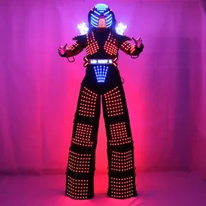 David guetta LED Robot phù hợp với XL sáng chiếu sáng kryoman sàn trang phục cho sân khấu hiệu suất và mặc