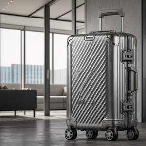 Valise durable de haute qualité avec une disposition de plusieurs compartiments et une poignée télescopique pour les aventures en plein air pour les voyages - Product Image 1