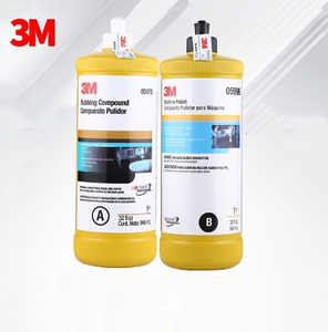 Pulidor de coche blanco certificado <span class=keywords><strong>3M</strong></span> 05973 cera gruesa líquido abrasivo superficie del coche belleza pulido pintura de reparación de cera - Product Image 1
