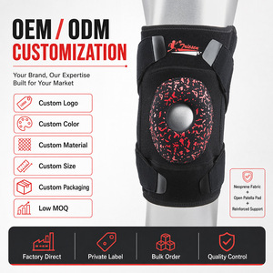 <span class=keywords><strong>Genouillère</strong></span> Orthopédique Professionnelle Personnalisée en Néoprène Imperméable pour la Compétition - Product Image 6