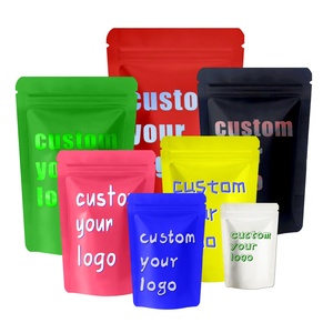 In Stock Wholesale Custom Printed 3.5g Packaging Zipper Stand up Pouch <b>Bag</b> With Zipper Resealable Food Grade Mylar <b>Bags</b> - Product Image 5