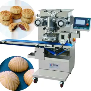 2022 yeni stil otomatik ay kek üretim hattı en iyi ticari maamoul makinesi