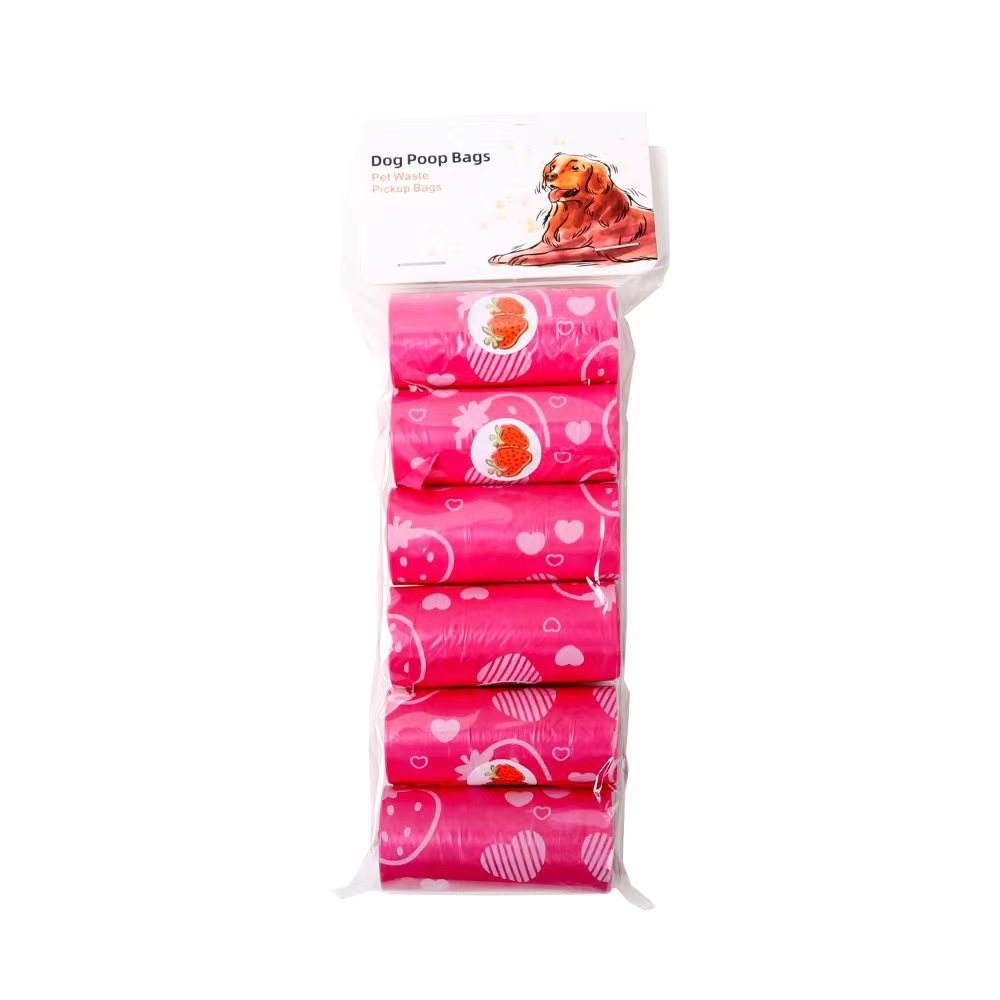 Pink strawberries in 6 rolls/pack