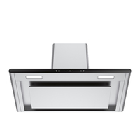 Hotte de cuisine en forme de T pour cuisine éclairage LED en acier inoxydable hottes de cheminée murales appareil ménager