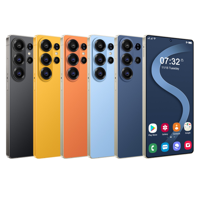 Hot Selling S26 Ultra 90Hz Oled 7.3-inch Screen 5G Smartphone Deca Core 1TB Storage 16GB RAM CDMA LTE Mobile Phones