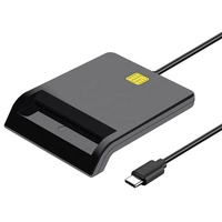 Lector de Tarjetas USB A y USB C, Lector de Tarjetas Inteligentes CAC IC de Acceso Común