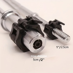 Sangles de serrage rapides pour haltères de gym, boucles de verrouillage réglables en nylon pour haltères, poignées sécurisées pour plaques de poids, entraînement de fitness, <span class=keywords><strong>musculation</strong></span> - Product Image 2