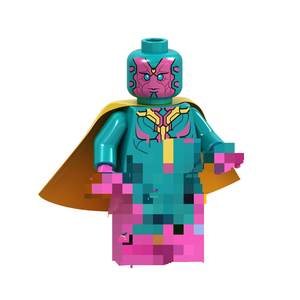 Vente en gros populaire de blocs de construction série Héros, figurines de 4,5 cm de haut, blocs de construction <span class=keywords><strong>super</strong></span> petits à petites particules - Product Image 6