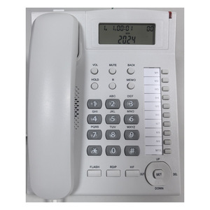 <span class=keywords><strong>Téléphone</strong></span> <span class=keywords><strong>fixe</strong></span> filaire avec identification de l'appelant et <span class=keywords><strong>fonction</strong></span> <span class=keywords><strong>mains</strong></span> <span class=keywords><strong>libres</strong></span>, <span class=keywords><strong>téléphone</strong></span> de bureau filaire pour bureau, hôtel, domicile avec connexion LAN - Product Image 2