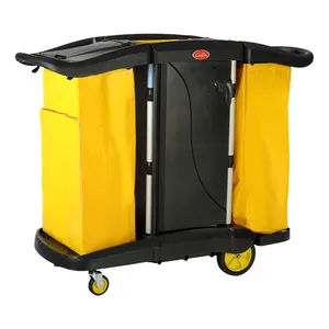 Best Price Small Cleaning With Wheels Folding Collapsible Service Cart