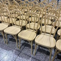 Chaise Thonet en résine noire empilable en PP pour événements extérieurs, mariages, restaurants, hôtels et fermes - Prix usine, vente en gros