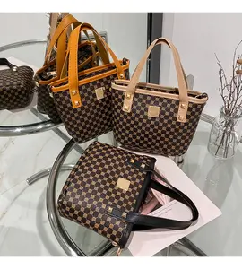 Buona vendita borsa a secchiello in pelle sintetica borse a tracolla da donna 2024 nuova moda con stampa trendy borse per telefono a tracolla da donna