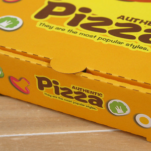 7/9/12/14 Zoll Pizzas ch achtel Biologisch abbaubare Wellpappe schachtel zum Mitnehmen Rechteckige Pizzas ch achtel - Product Image 5