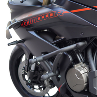 Nouvelles barres de protection antichute à ressort en acier au carbone épais TORST pour moto Qianjiang QJ Sai / SRK 600RS modifiée